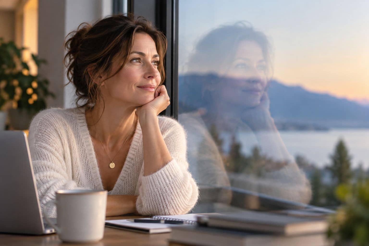 Femme adulte pensive – TDAH adulte non diagnostiqué